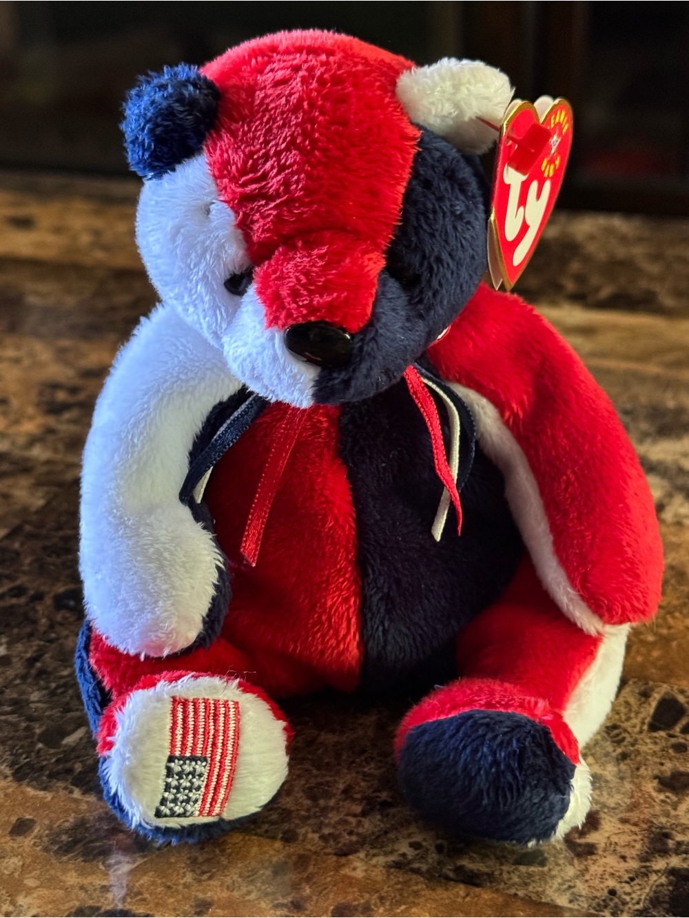 Patriot 2000 Ty Beanie Baby Bear
